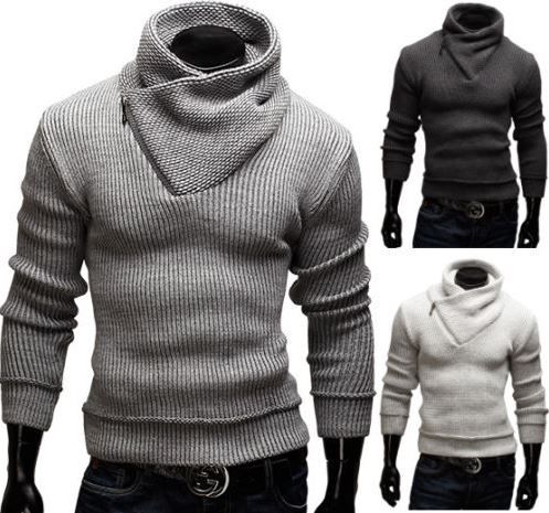 Merish Strickpullover mit Schalkragen für 19,90€ 