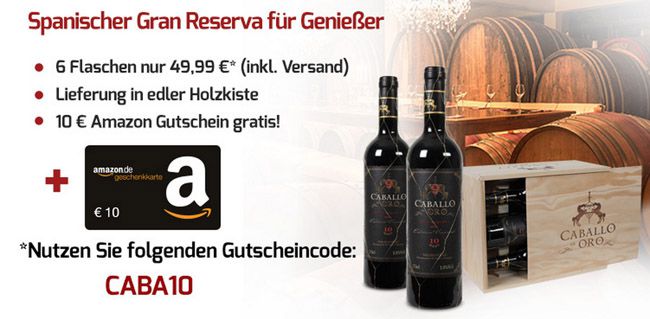 6er Kiste Gran Reserva mit Goldauszeichnung für 39,95€ - Update 6er Kiste Gran Reserva mit Goldauszeichnung für 39,95€ Update