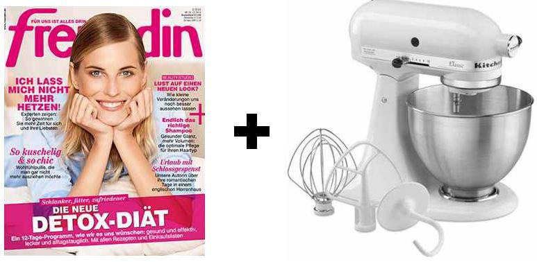 Top! KitchenAid Classic + 6 Monate Freudin statt 395€ für nur 265€ - Update Top! KitchenAid Classic + 6 Monate Freudin statt 395€ für nur 265€ Update