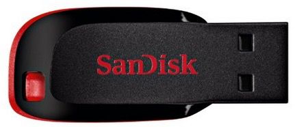 Sandisk Cruzer Blade 32GB USB Stick (USB 2.0) für 6€ (statt 10€)