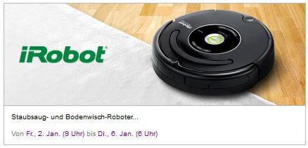 iRobot Sale ab sofort bei Vente Privee mit guten Rabatten iRobot Sale ab sofort bei Vente Privee mit guten Rabatten