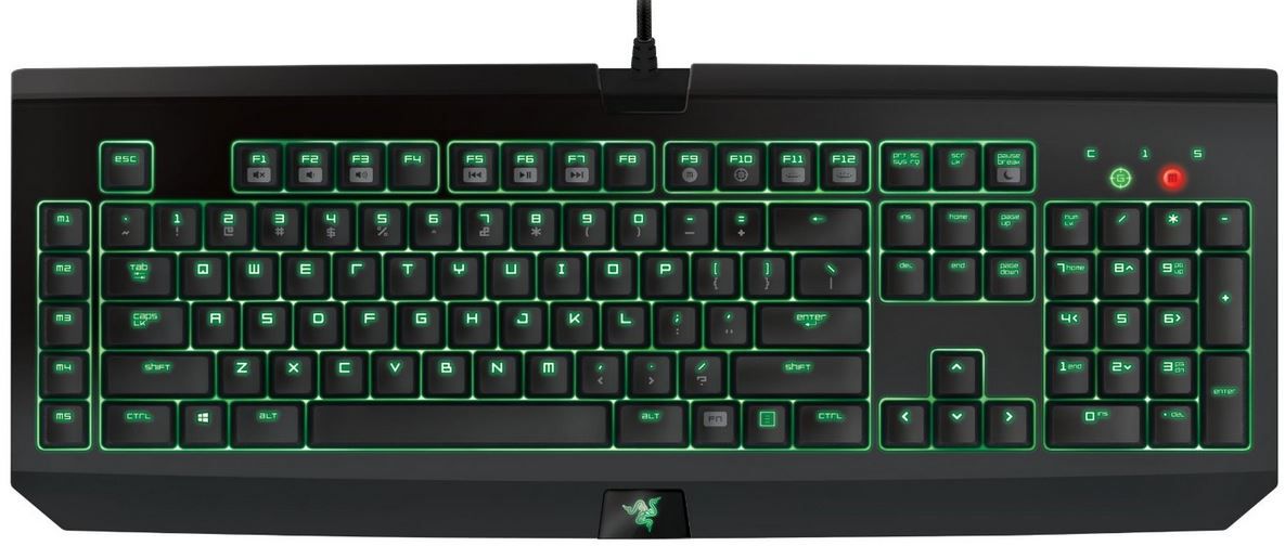 Razer BlackWidow Ultimate Stealth 2016 Mechanische Gaming Tastatur Zertifiziert und Generalüberholt Beleuchtet und Voll programmbierbar, DE-Layout 