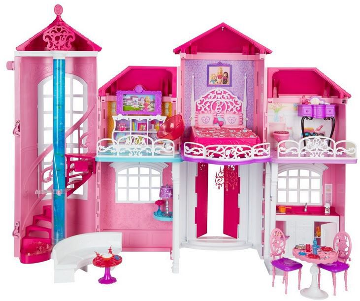 Barbie Traumhaus mit viel Zubehör für 67,99€ Barbie Traumhaus mit viel Zubehör für 67,99€