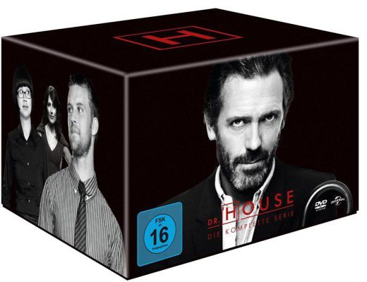 Dr. House   Die komplette Serie auf 46 DVDs für 37€ (statt 45€)