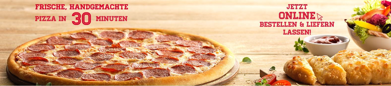Lokal: DOMINO'S mit 50% Rabatt auf Pizza Lokal: DOMINOS mit 50% Rabatt auf Pizza