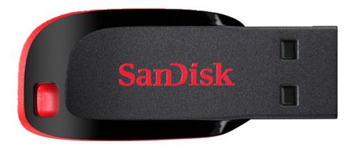 SanDisk Cruzer Blade   128GB USB2 Stick für 22€ (statt 27€)