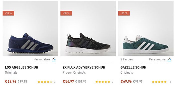 adidas Mid Season Sale mit bis zu 50% Rabatt + VSK+frei ab 50€   z.B. Tubular Invader Strap Sneaker für 84€ (statt 108€)