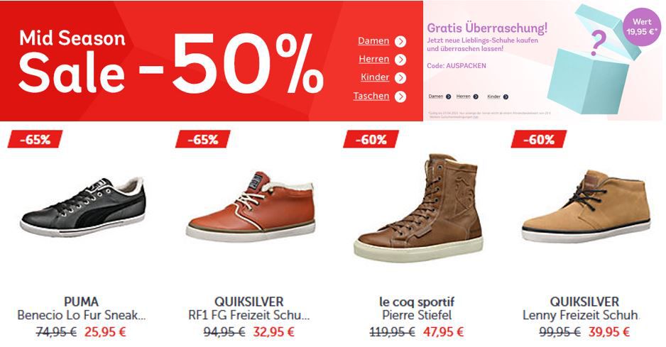 Mirapodo Mid Season Sale mit bis zu 70% Rabatt + 10% Extrarabatt! - Update! Mirapodo Mid Season Sale mit bis zu 70% Rabatt + 10% Extrarabatt! Update!