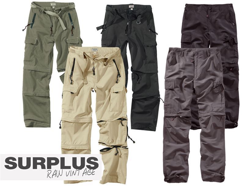 SURPLUS Raw Vintage - Trekking und Quickdry Hosen/Shorts für je nur 29,90€ SURPLUS Raw Vintage Trekking und Quickdry Hosen/Shorts für je nur 29,90€