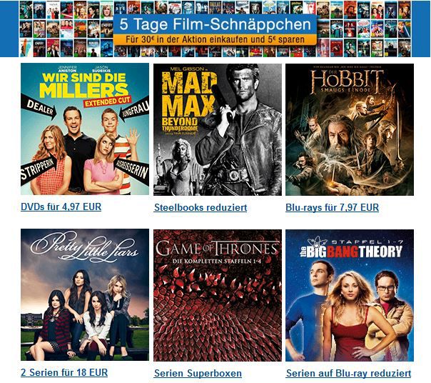 5 Tage Film Schnäppchen mit 5€ Rabatt ab 30€ Einkauf @Amazon - Die Waltons - komplette Serie für 49,97€ - Update 5 Tage Film Schnäppchen mit 5€ Rabatt ab 30€ Einkauf @Amazon Die Waltons komplette Serie für 49,97€ Update