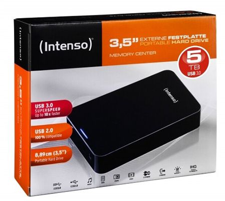 Intenso Memory Center   5TB mit USB 3.0 für 108,79€ (statt 126€)