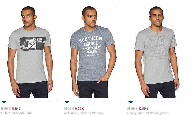 Tom Tailor mit 20% Extra Rabatt auf alles (nicht im Sale) + 20% NL Gutschein Tom Tailor mit 20% Extra Rabatt auf alles (nicht im Sale) + 20% NL Gutschein