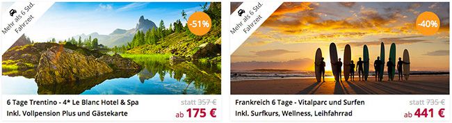 20€ Rabatt bei Travador ab Sommerurlaubs-Buchungen mit mind. 5 Übernachtungen 20€ Rabatt bei Travador ab Sommerurlaubs Buchungen mit mind. 5 Übernachtungen