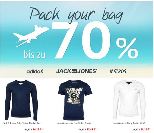 Adidas, Jack & Jones und MasterDis mit bis zu 70% Rabatt @ Hoodboyz - Jack und Jones CORE T-Shirts ab 13,41€ Adidas, Jack & Jones und MasterDis mit bis zu 70% Rabatt @ Hoodboyz Jack und Jones CORE T Shirts ab 13,41€