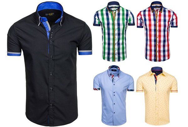Bolf   Herren kurzarm Sommerhemden verschiedene Modelle bis Größe 2XL für je 16,95€