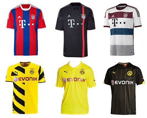 trikot internationale vereine