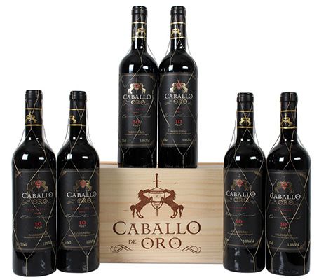 6 Flaschen Caballo dOro Gran Reserva Rotwein für 35,94€   Jahrgang 2006!