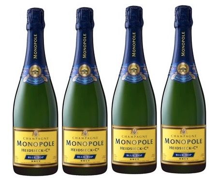 Heidsieck Monopole Blue Top Brut Champagner 1x 0,75 Liter für 15€ (statt 20€)