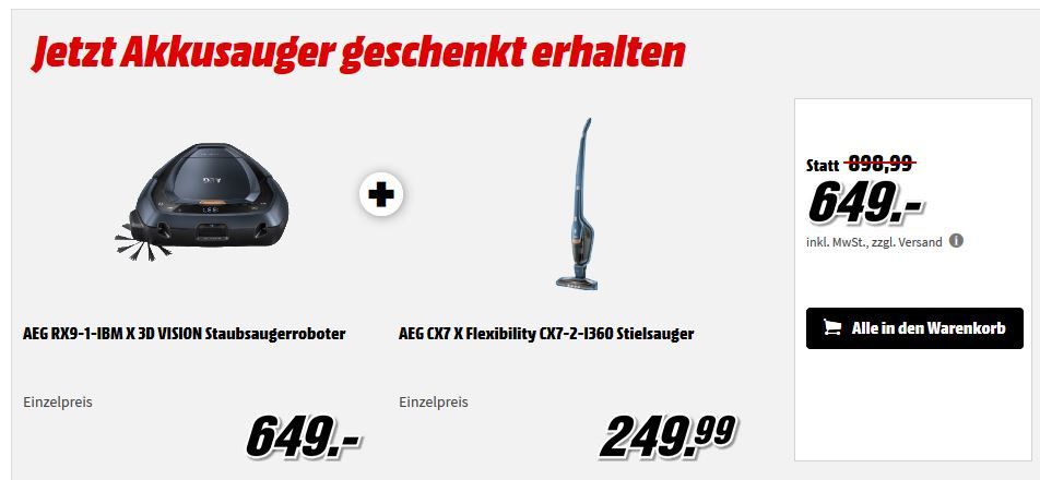 Media Markt Haushalts Mega Marken Sparen: günstige Artikel von AEG, Beurer, Sage und Sodastream