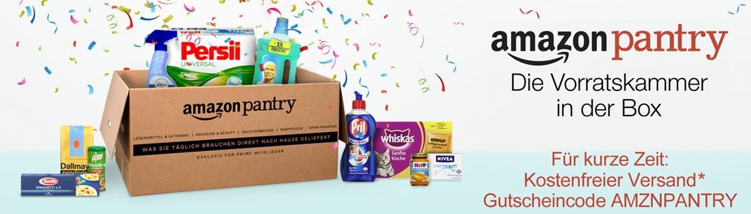 Amazon Pantry Haushalt Tier Lebensmittel Buro Und