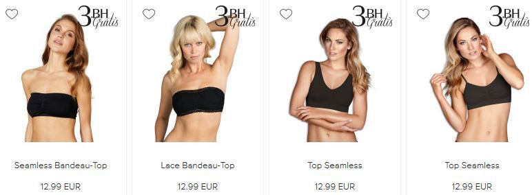 Hunkemöller Memberdays mit Gratis Artikel beim Kauf von 2 BHs, Slips, ...