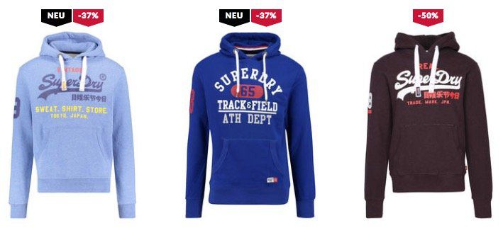 Bis zu 40% Rabatt auf Superdry bei engelhorn + 10% Extra Rabatt