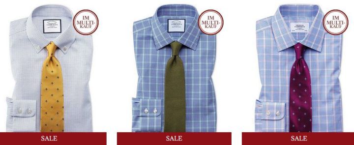 Charles Tyrwhitt Sale + 20% EXTRA Rabatt   günstige hochqualitative Hemden etc.