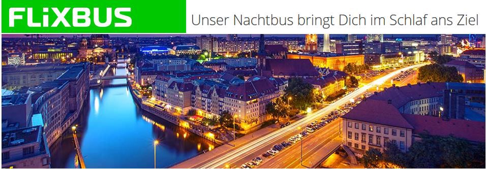 Flixbus mit Tickets ab 5€ und neuen Nachtlinien quer durch Europa Flixbus mit Tickets ab 5€ und neuen Nachtlinien quer durch Europa