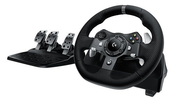 Lo­gi­tech G920 Dri­ving Force Renn­lenk­rad PC, Xbox oder PS4 für 155,99€ (statt 213€)