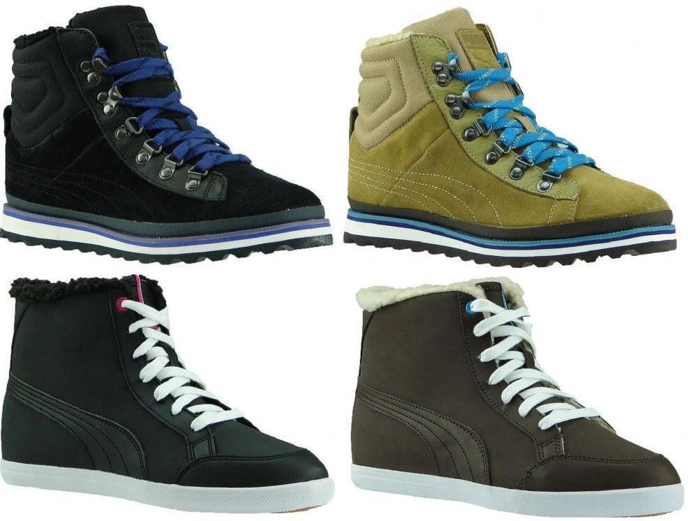PUMA Elki Mid Winter & City Snow gefütterte Damen Winter Puma Elki Mid Damen Winter Sneaker mit Innenfutter für 9,99