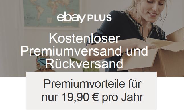 Info: eBay Plus Service   Versandkosten frei bestellen   jetzt 30 Tage gratis