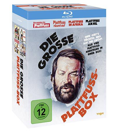 Bud Spencer   Die große Plattfußbox mit 4 Blu rays für 15,93€