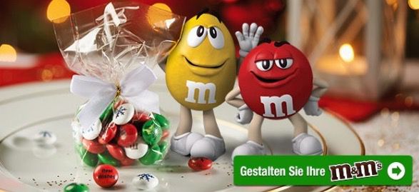 My M&Ms: Bis zu 30% Rabatt auf personalisierte Schokolinsen