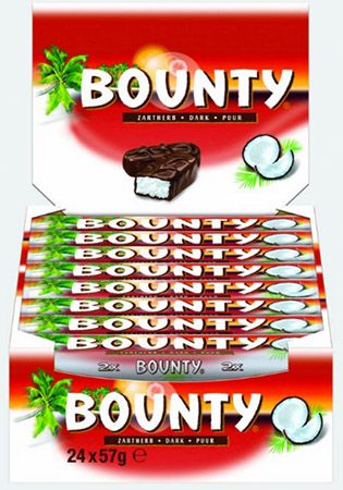 Bounty Zartherb 24 Riegel ab 10,92€ (statt 14€)