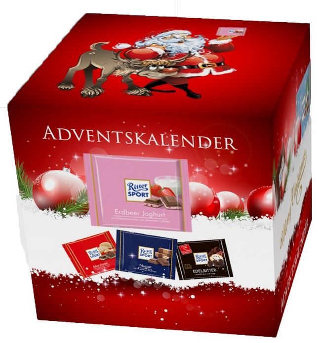 Ritter Sport Adventskalender Xl 2 4kg Ab Nur 14 99