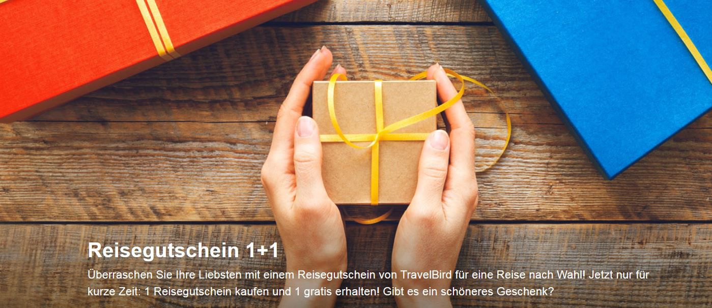 Travelbird mit Reisegutscheinen + Bonus   Last Minute Weihnachtsgeschenk?