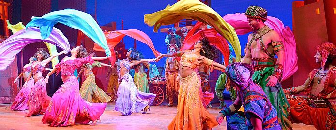 Aladdin Musical Hamburg + 1 ÜN im 4*  oder 5* Hotel ab 106€ p.P.