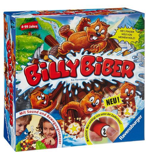 Ravensburger Billy Biber   Geschicklichkeitsspiel für 17,46€ (statt 23€)