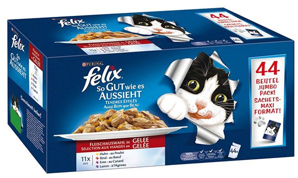 88x Felix Katzen-Nassfutter je 100g ab 22,78€ (statt 32€) 88x Felix Katzen Nassfutter je 100g ab 22,78€ (statt 32€)