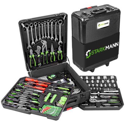 Starkmann Blackline Werkzeugkoffer 399 teilig für 99,99€ (statt 144€)