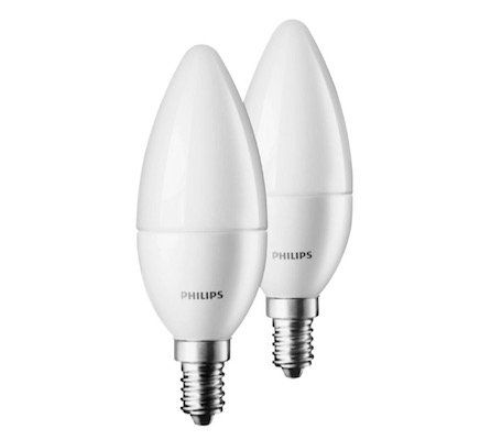 2er Pack Philips E14 4w LED Leuchtmittel für 2,99€ (statt 6€)