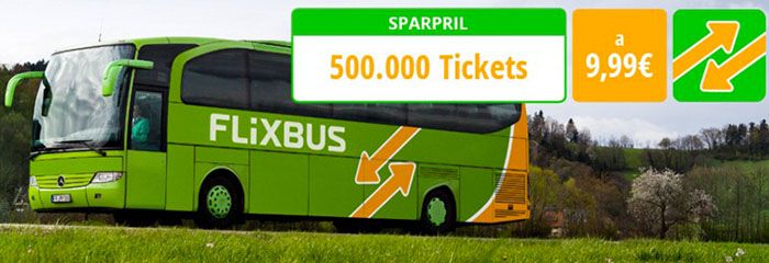 Flixbus: alle Strecken (ganz Europa) für 9,99€ Flixbus: alle Strecken (ganz Europa) für 9,99€