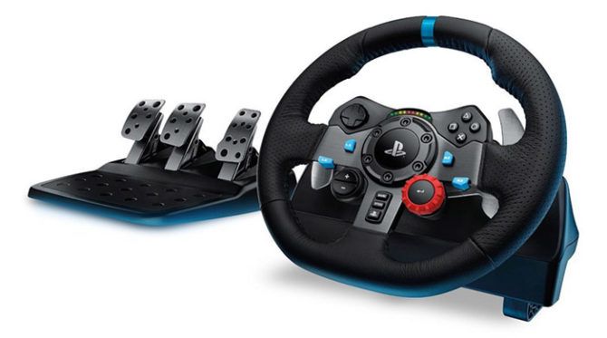 Logitech G29 Driving Force Rennlenkrad mit Pedalen + Schalthebel für 229,90€ (statt 274€) Prime