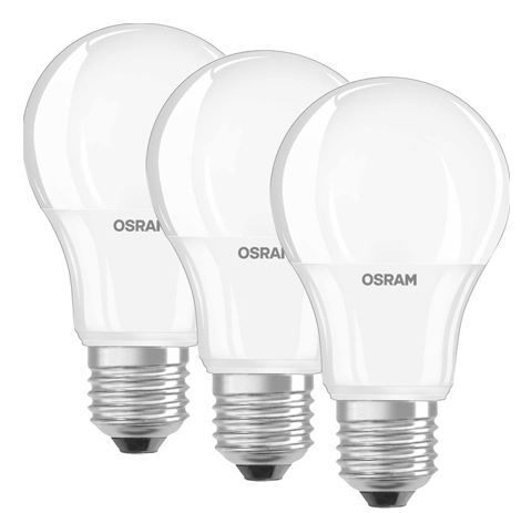 OSRAM Classic A75   3er Set 10,5W LED Lampen E27 für 9,99€