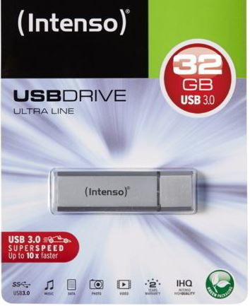 Intenso Ultra Line   32GB USB 3.0 Speicherstick für 7€ (statt 9€)