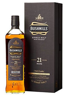 Wieder da! Bushmills 21 Jahre Single Malt Irish Whiskey für 114,90€ (statt 159€)