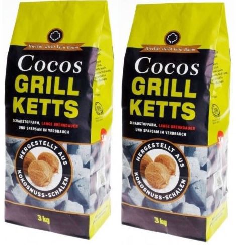 6kg Cocos Grill Briketts für 10,19€ (statt 14€)