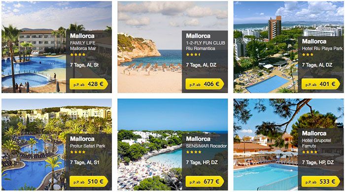 100€ Rabatt pro Person auf Mallorca Buchungen bei TUI - nur 349€ MBW! 100€ Rabatt pro Person auf Mallorca Buchungen bei TUI nur 349€ MBW!
