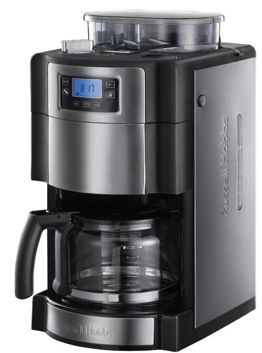 Russell Hobbs Buckingham Grind & Brew   Kaffemaschine mit integriertem Mahlwerk für 109€ (statt 137€)