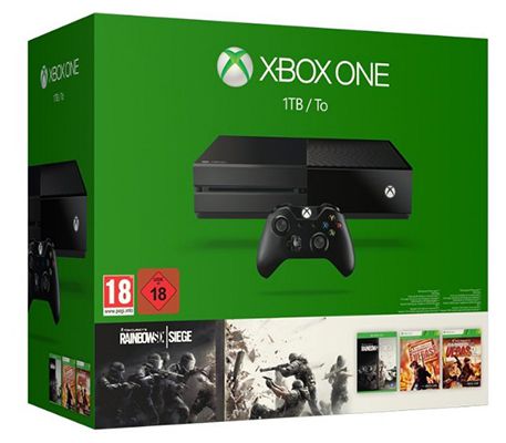 Xbox One 1TB + Rainbow Six Siege + Rainbow Six Vegas 1 u. 2 für 214,23€ (statt 254€) Xbox One 1TB + Rainbow Six Siege + Rainbow Six Vegas 1 u. 2 für 214,23€ (statt 254€)